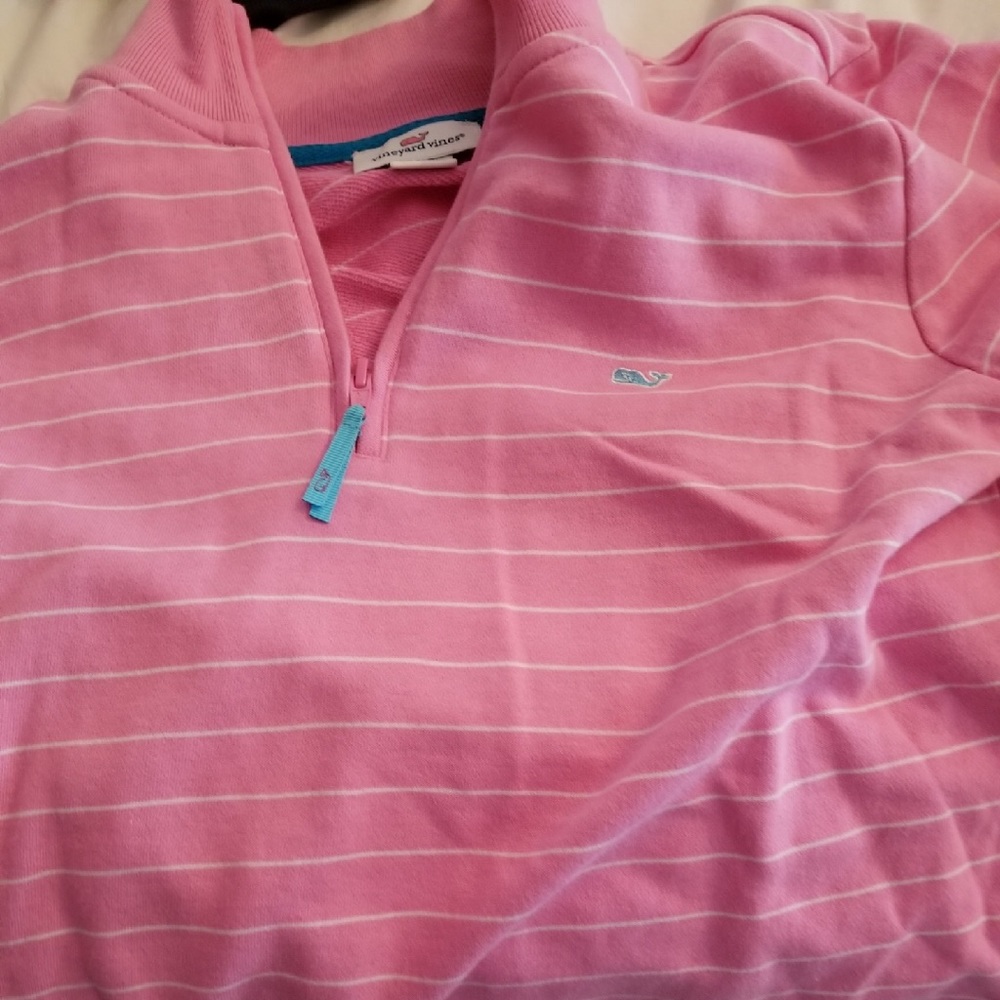 Pink and White Stripe Shep Shirt